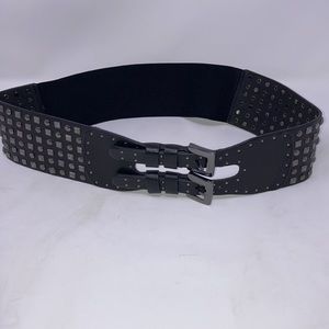Vintage Fina Firenze Leather Studded Waist Belt